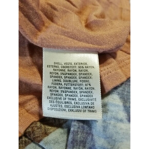 Anthropologie Maeve Maxi Dress Size Medium Purple Pink Boho Novela Chevron - Picture 14 of 14